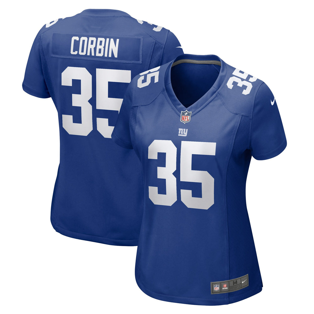 Jashaun Corbin New York Giants royal jersey
