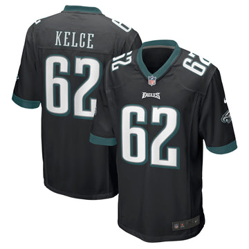 Jason Kelce Philadelphia Eagles black jersey