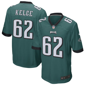 Jason Kelce Philadelphia Eagles green jersey