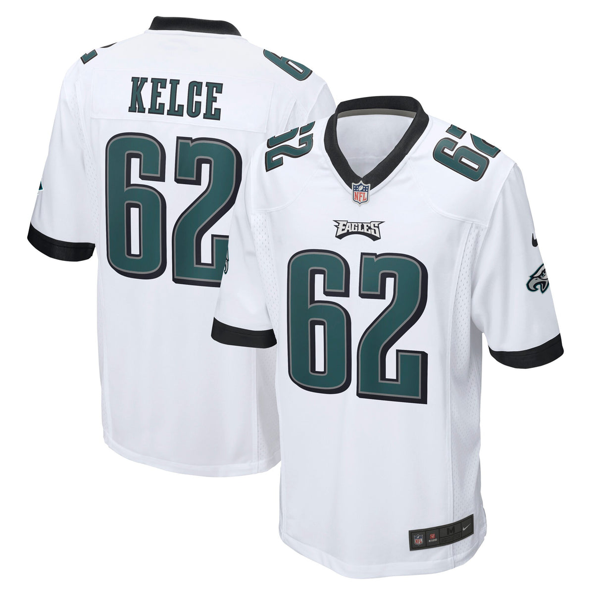 Jason Kelce Philadelphia Eagles white jersey