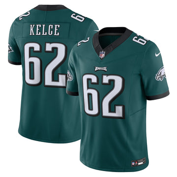 Jason Kelce Philadelphia Eagles green Vapor jersey