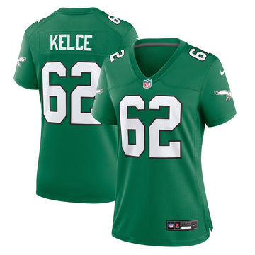 Jason Kelce Philadelphia Eagles green jersey
