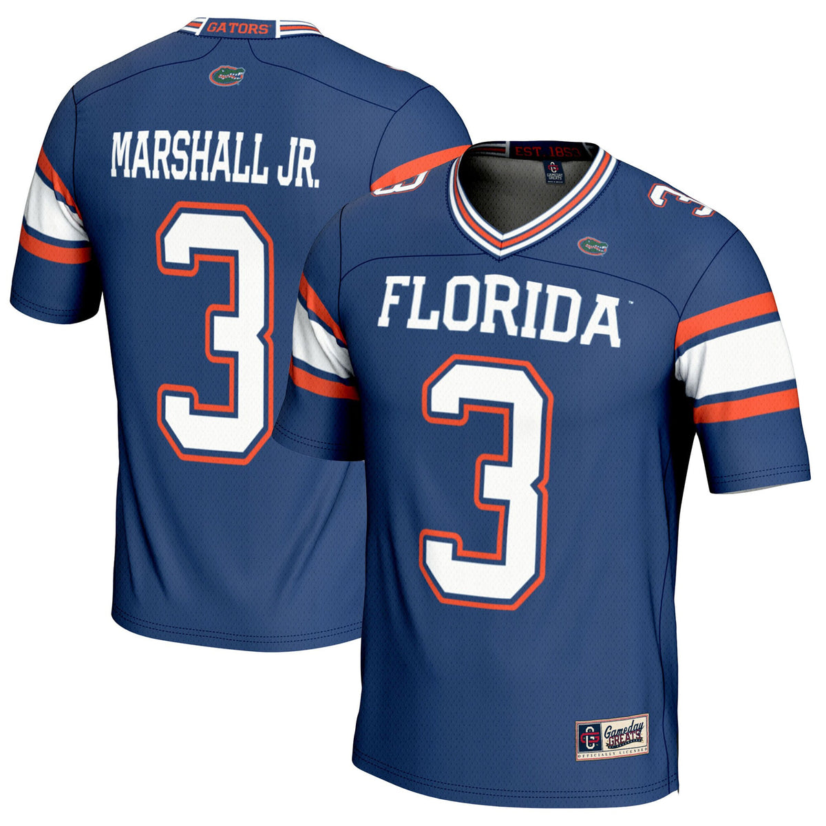 Jason Marshall Jr Florida Gators royal jersey