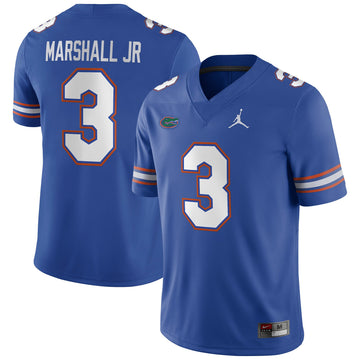 Jason Marshall Jr Florida Gators royal jersey