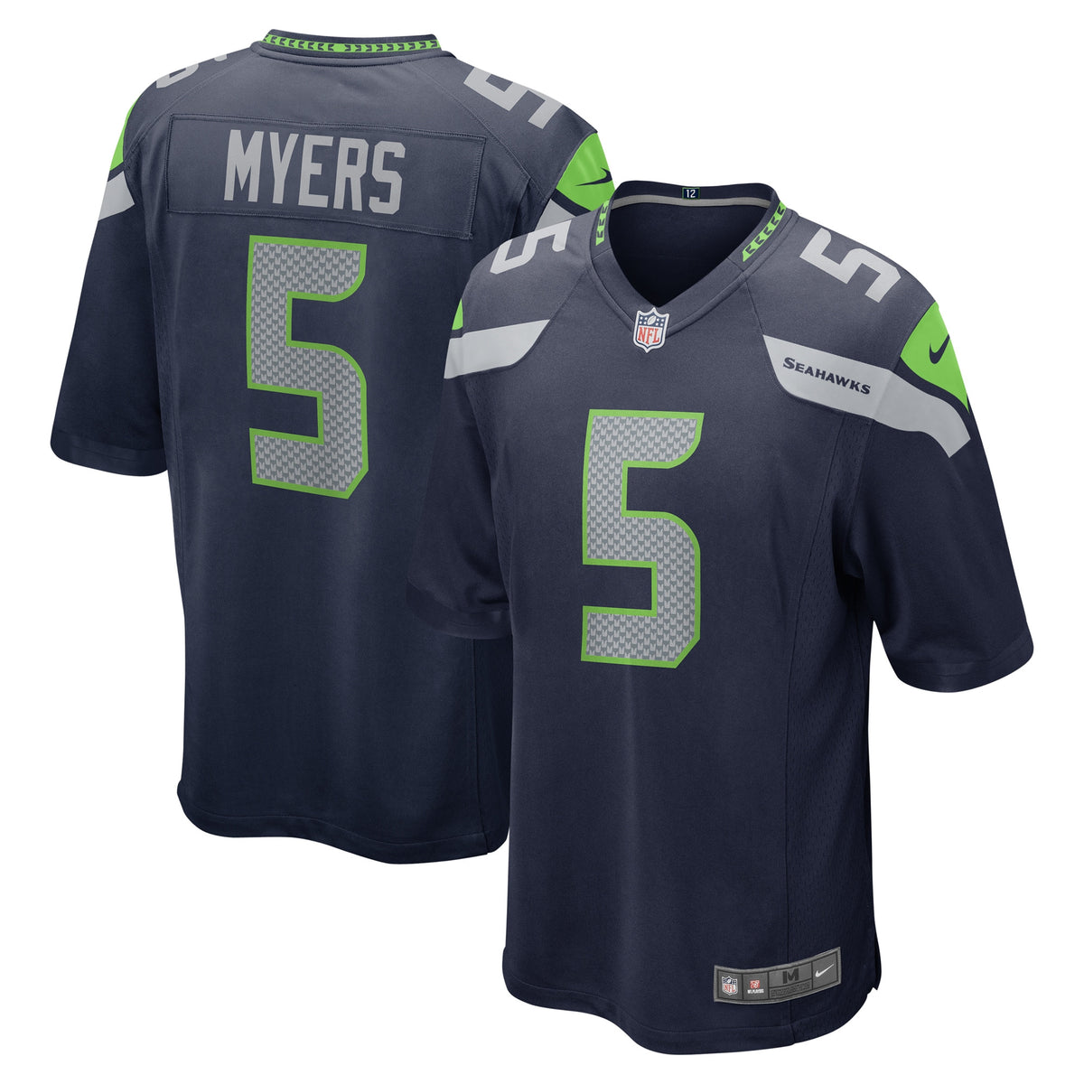 Jason Myers College Seattle Seahawks navy jersey