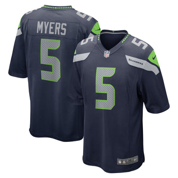 Jason Myers College Seattle Seahawks navy jersey