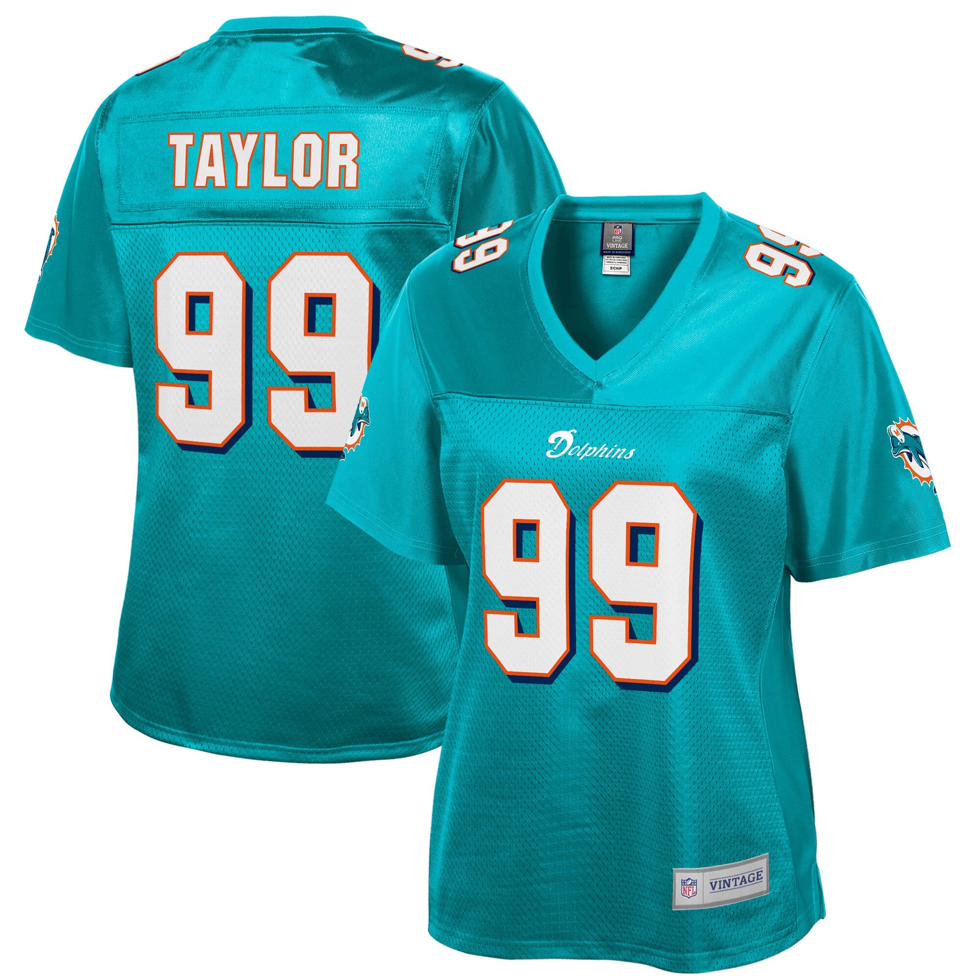 Jason Taylor Miami Dolphins aqua Pro Line jersey
