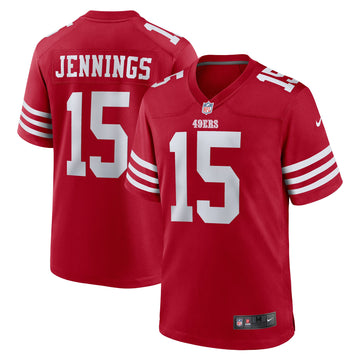 Jauan Jennings San Francisco 49ers scarlet jersey