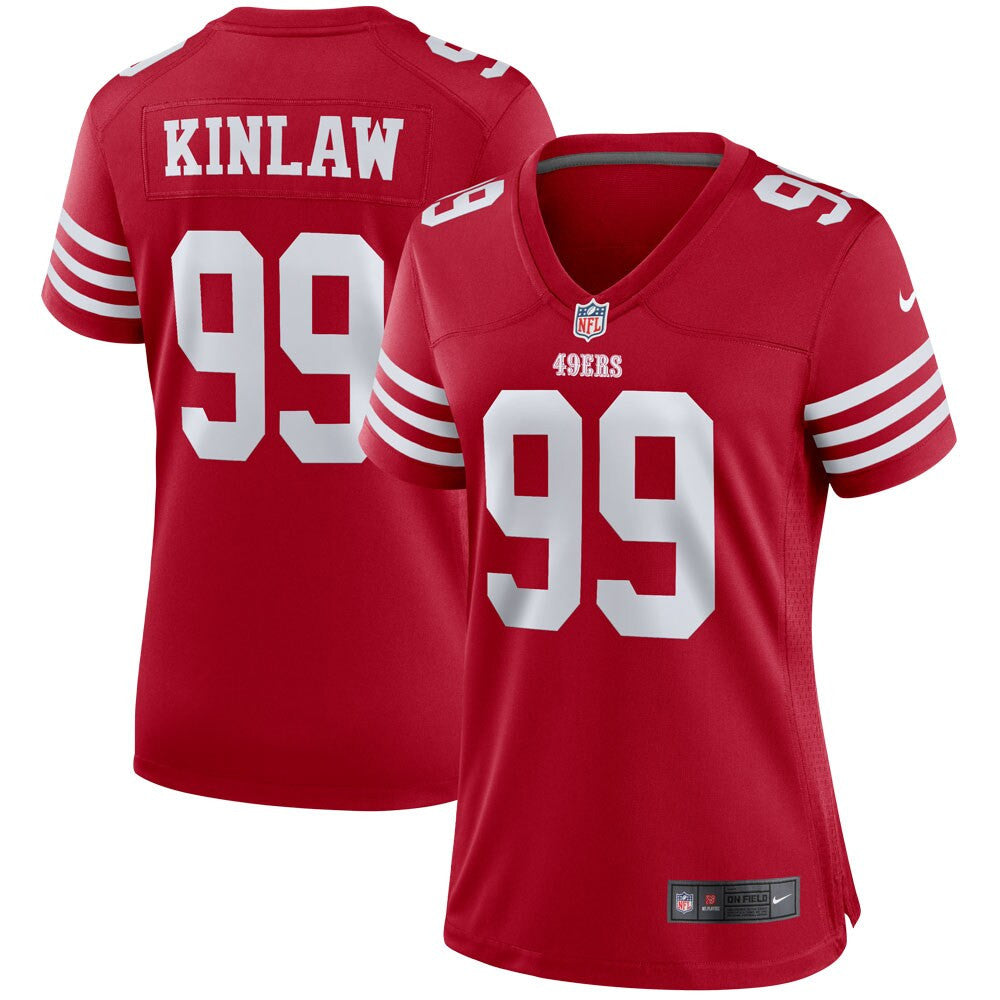 Javon Kinlaw San Francisco 49ers scarlet jersey