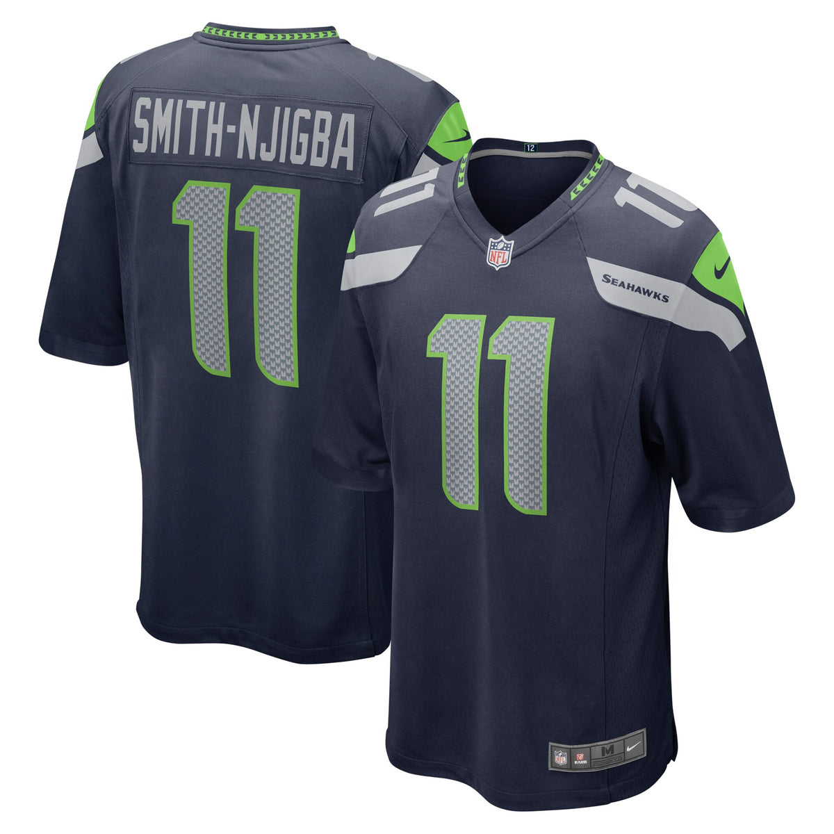 Jaxon Smith-njigba Seattle Seahawks navy jersey