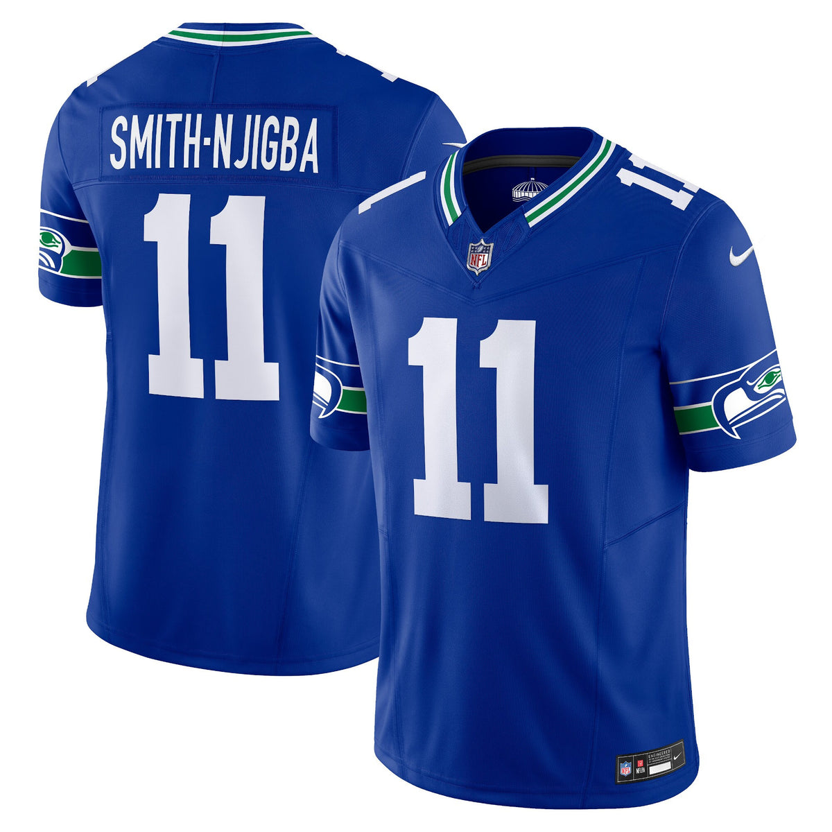Jaxon Smith-njigba Seattle Seahawks royal Vapor jersey