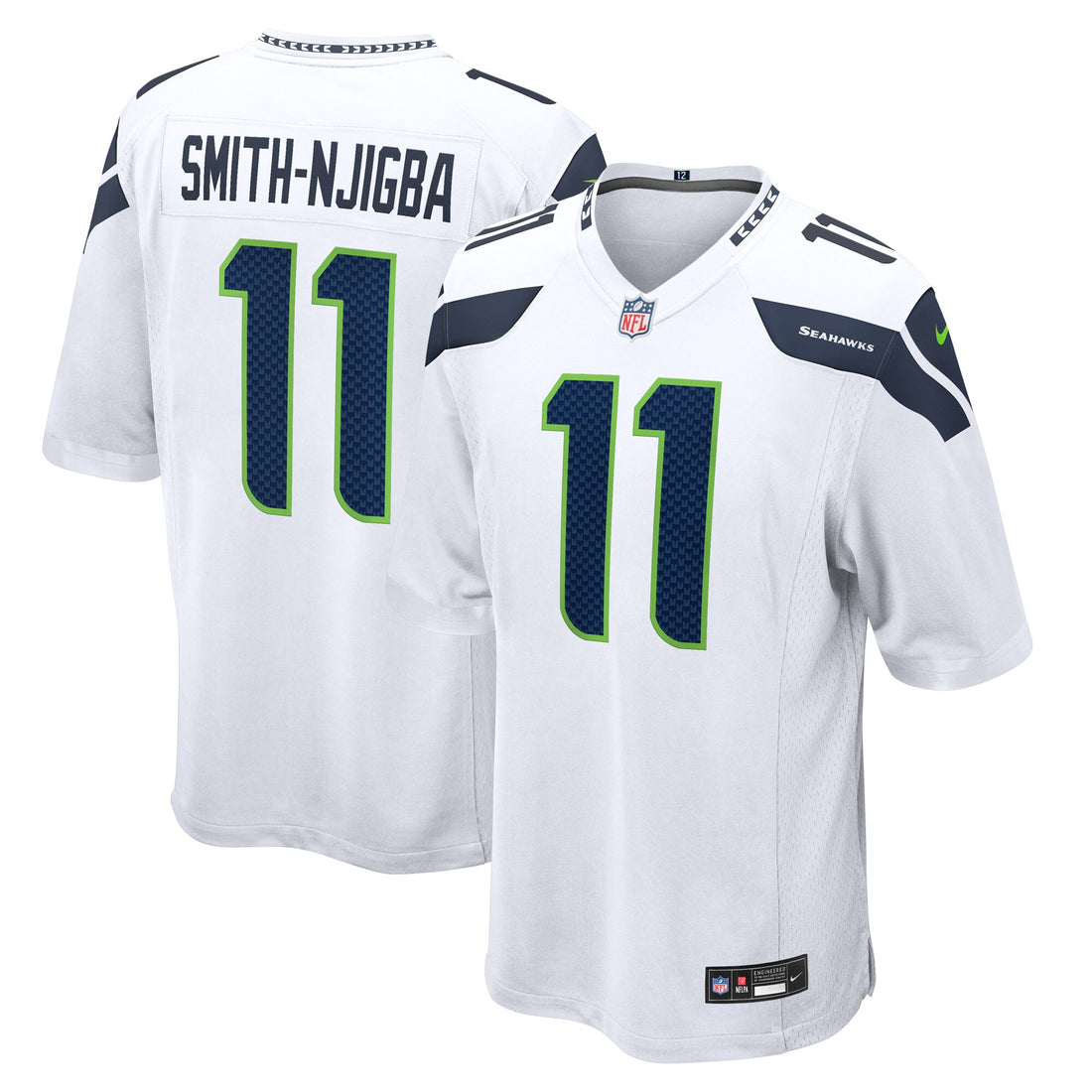Jaxon Smith-njigba Seattle Seahawks white Away jersey