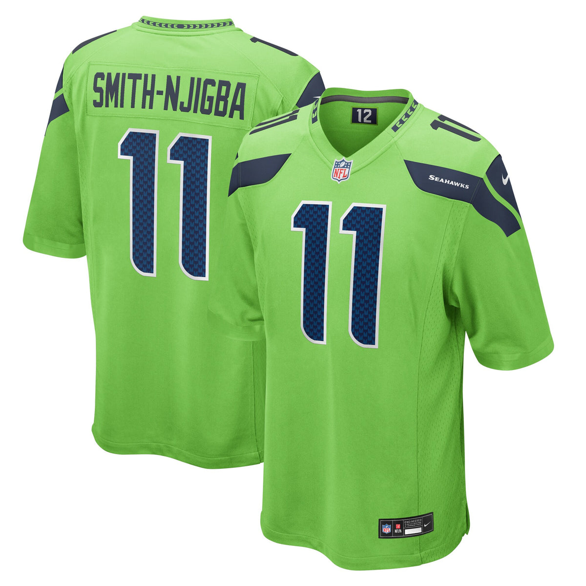 Jaxon Smith-njigba Seattle Seahawks neon jersey
