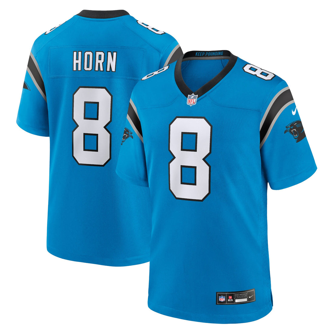 Jaycee Horn Carolina Panthers blue Alternate jersey