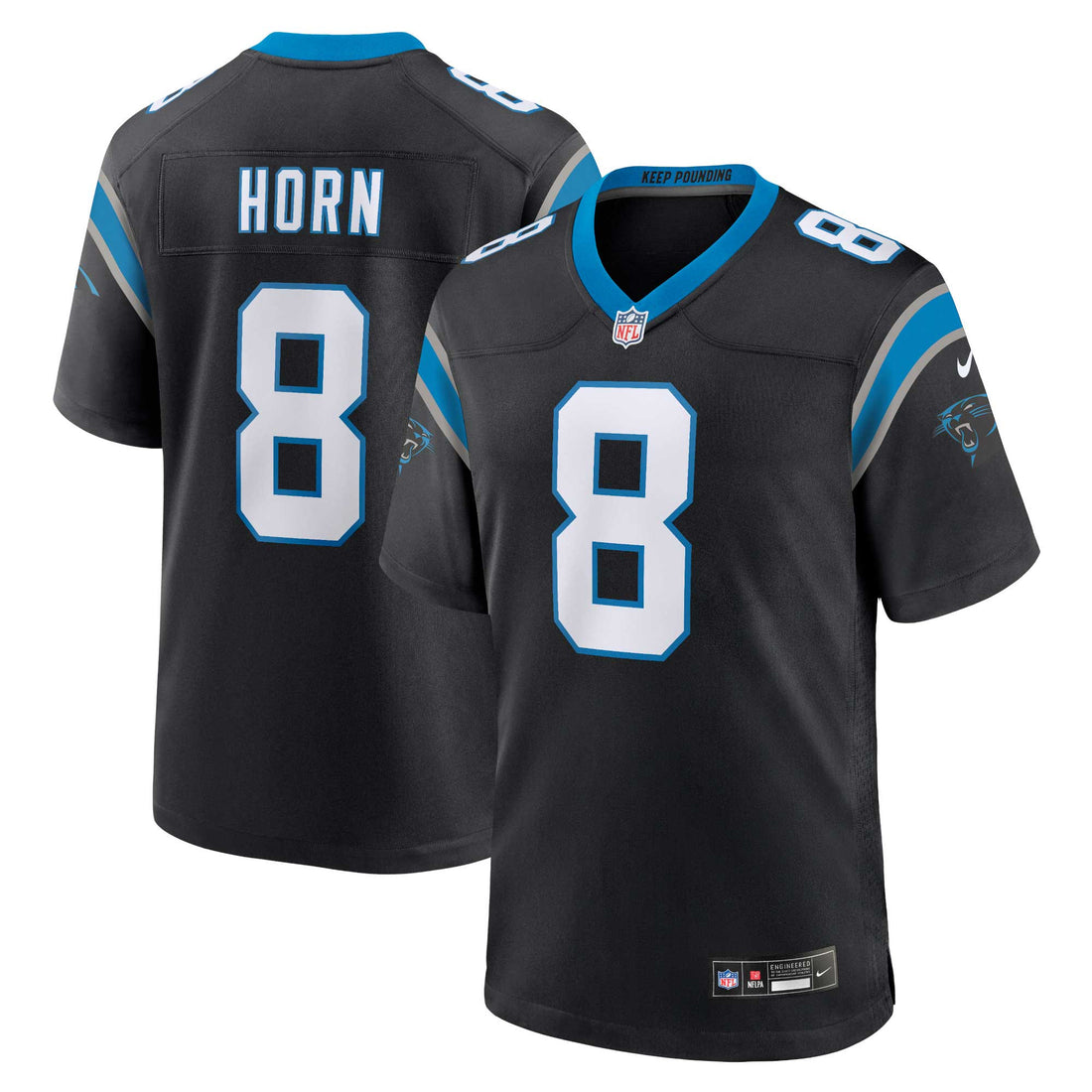 Jaycee Horn Carolina Panthers black jersey