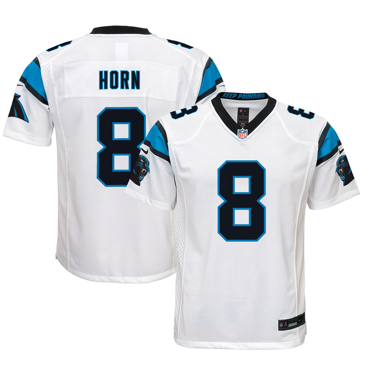 Jaycee Horn Carolina Panthers white jersey
