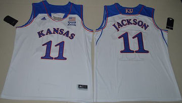 Josh Jackson Kansas Jayhawks white Authentic jersey