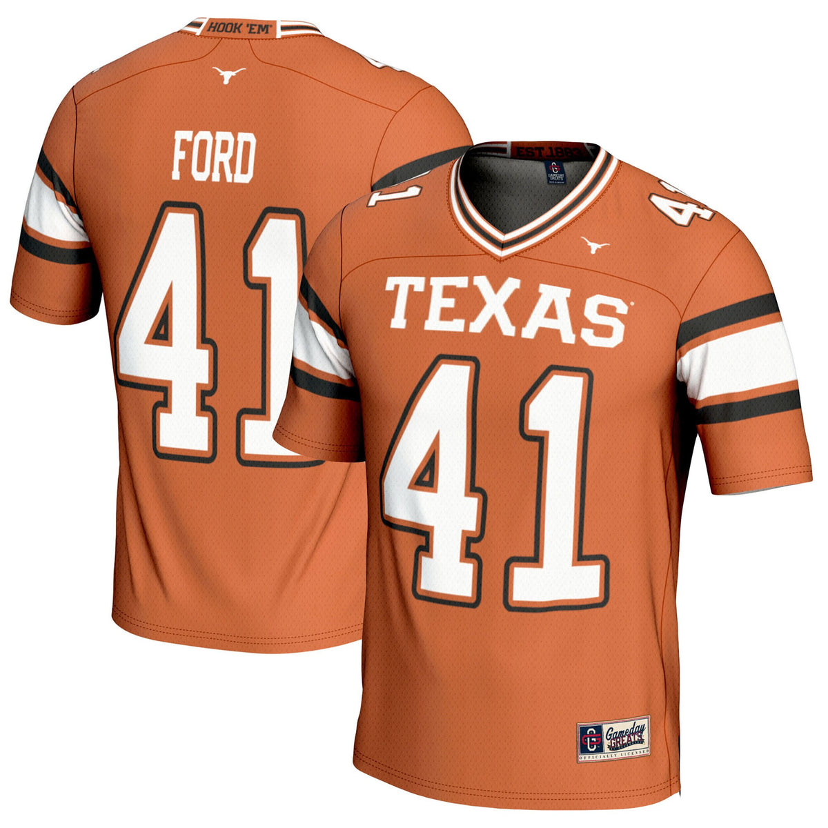 Jaylan Ford Texas Texas Longhorns orange jersey