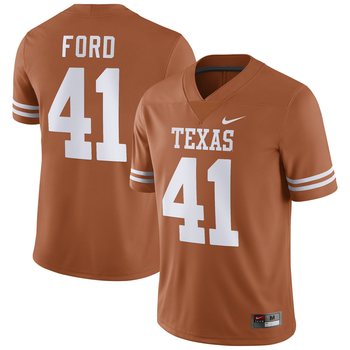 Jaylan Ford Texas Texas Longhorns orange jersey