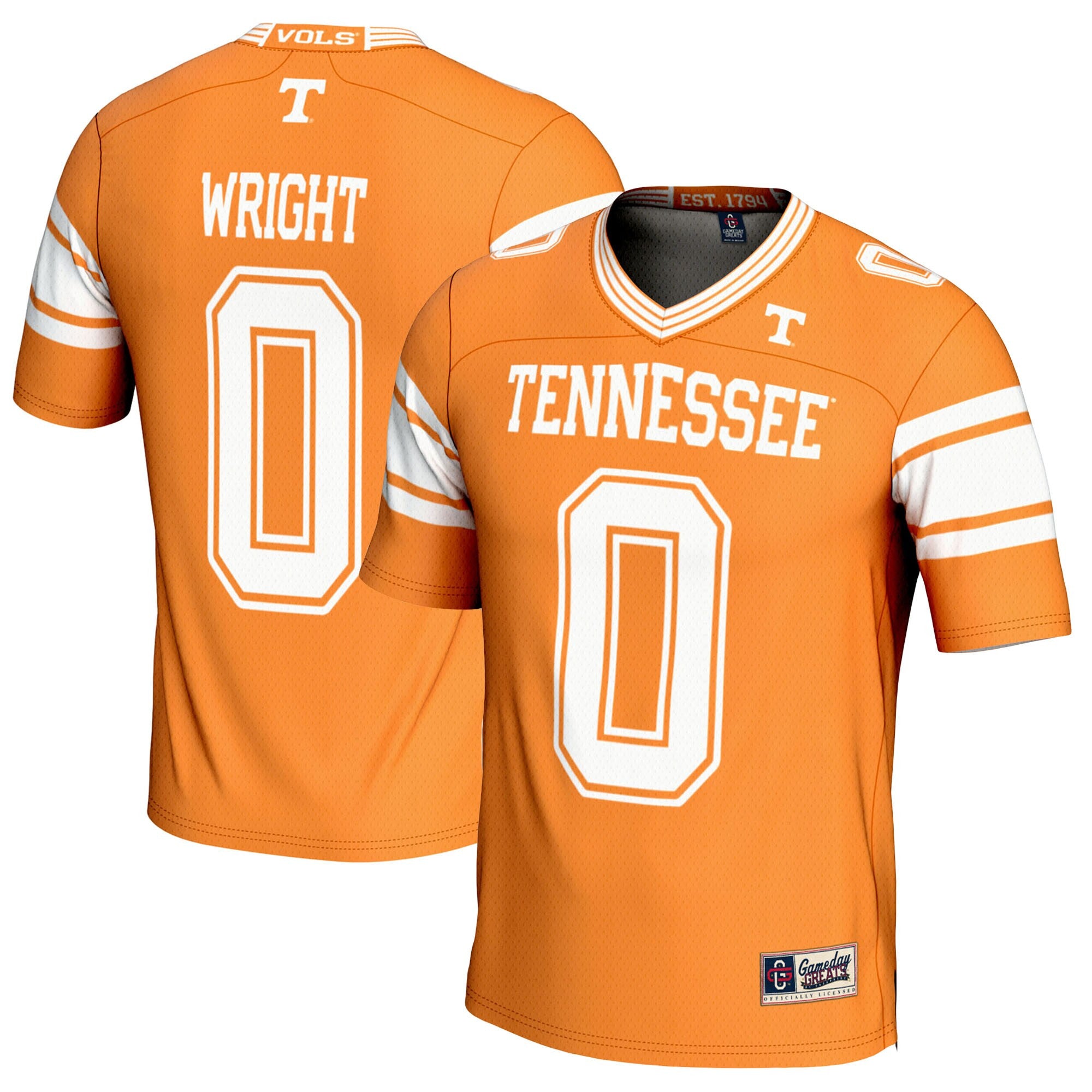 Jaylen Wright Tennessee Tennessee Volunteers orange jersey