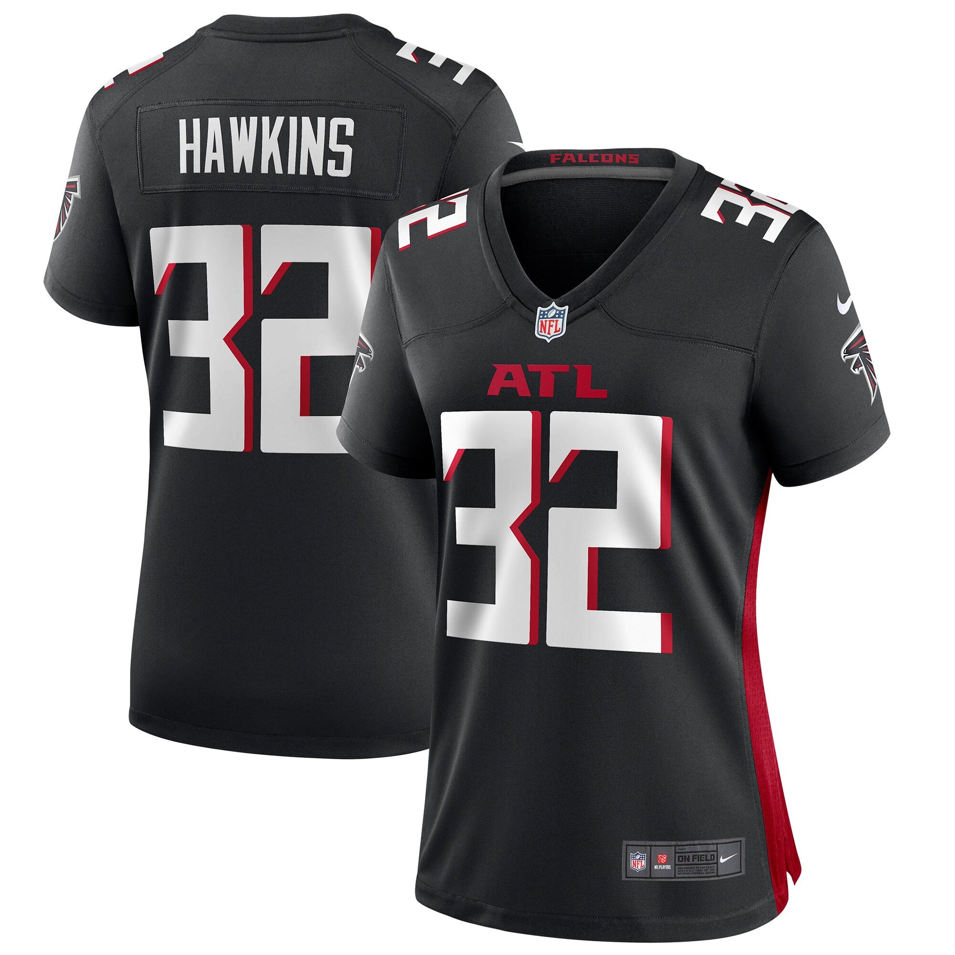 Jaylinn Hawkins Atlanta Falcons black jersey