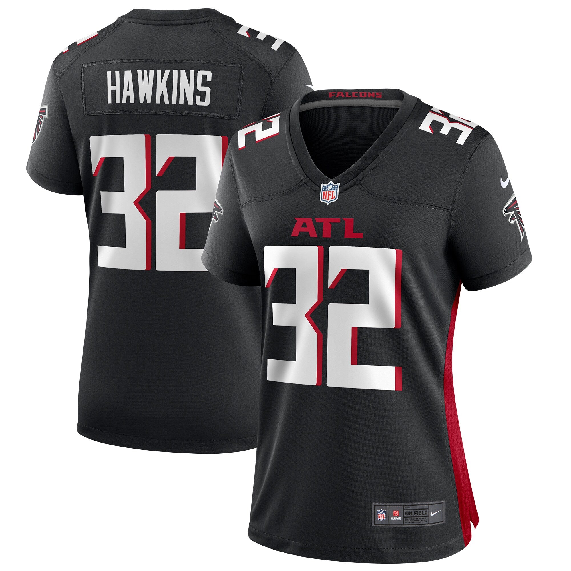 Jaylinn Hawkins Atlanta Falcons black jersey