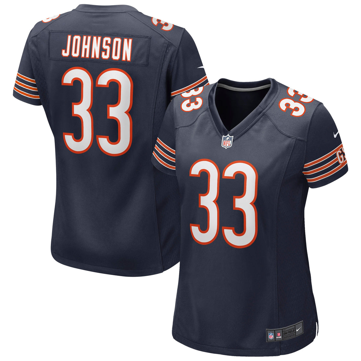 Jaylon Johnson Chicago Bears navy jersey