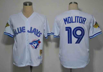 Molitor Toronto Blue Jays white jersey