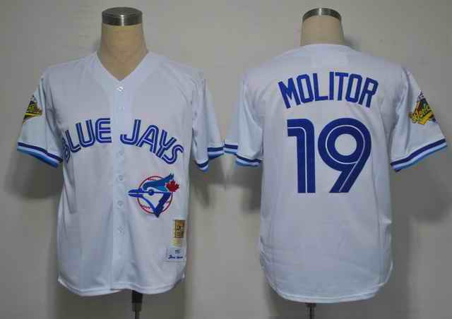 Molitor Toronto Blue Jays white jersey