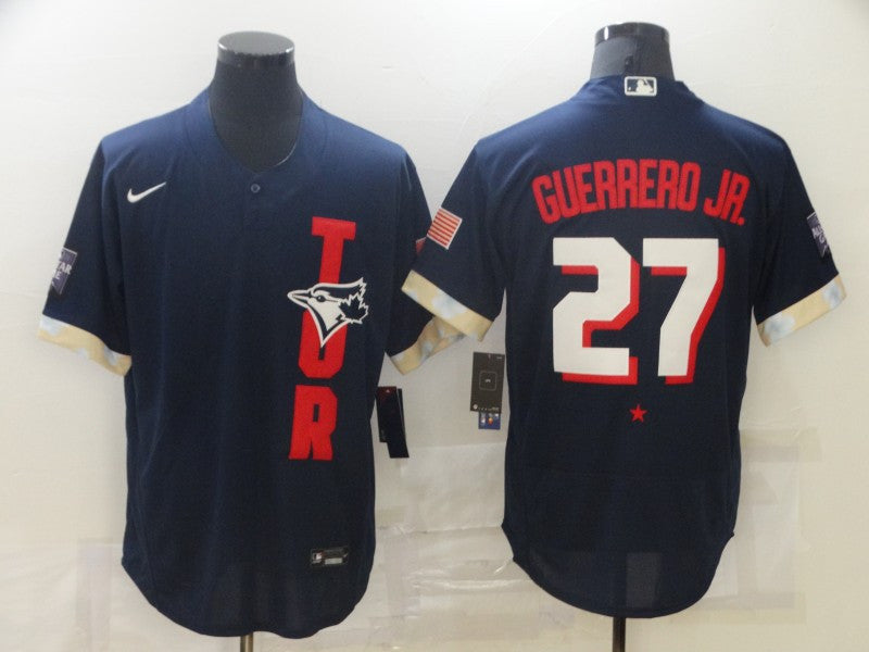 Vladimir Guerrero Jr Toronto Blue Jays navy All-Star jersey
