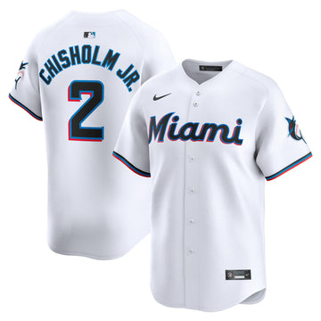 Jazz Chisholm Jr Miami Marlins white Limited jersey