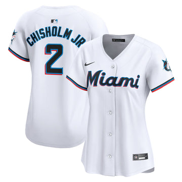 Jazz Chisholm Jr Miami Marlins white Limited jersey