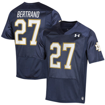 Jd Bertrand Under Armour Notre Dame Fighting Irish navy jersey