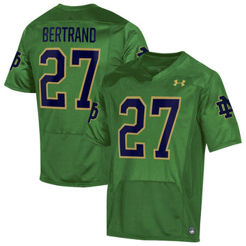 Jd Bertrand Under Armour Notre Dame Fighting Irish green jersey