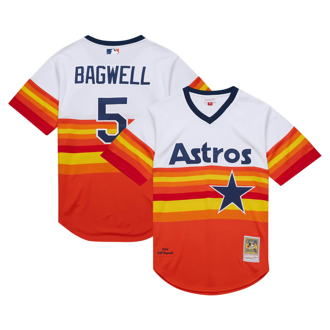 Jeff Bagwell Houston Astros white Throwback jersey
