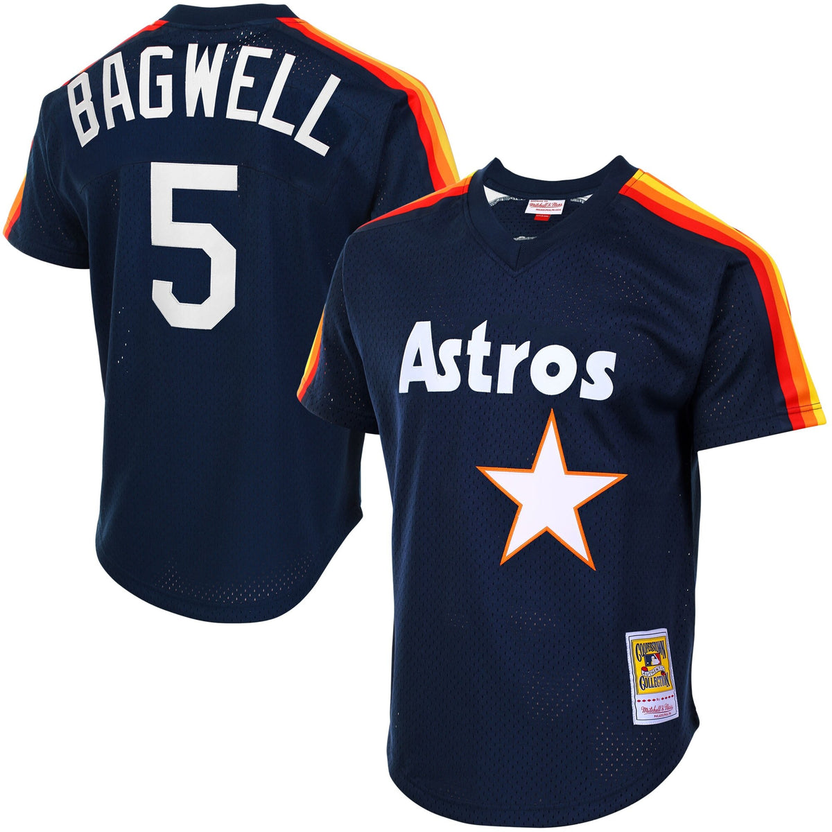 Jeff Bagwell Houston Astros navy Cooperstown jersey
