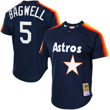 Jeff Bagwell Houston Astros navy Cooperstown jersey