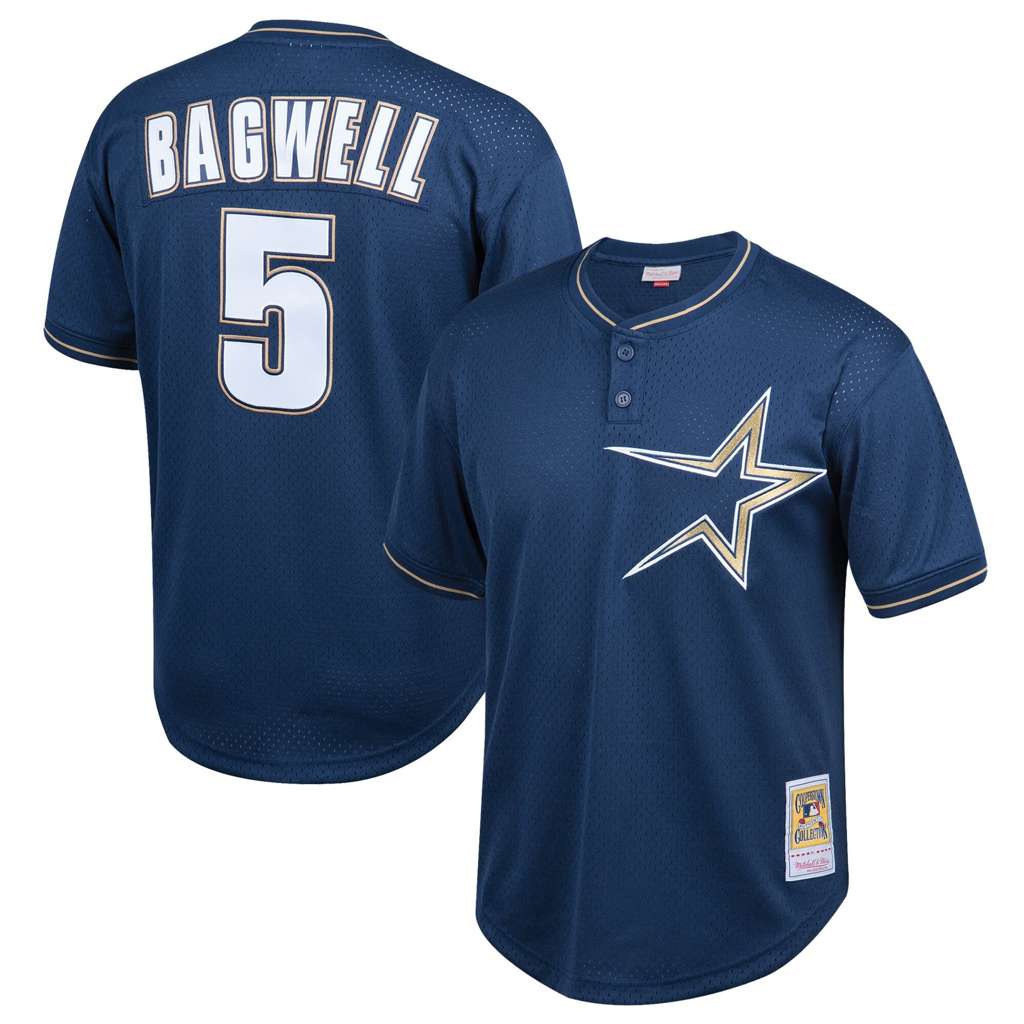 Jeff Bagwell Houston Astros navy Cooperstown jersey