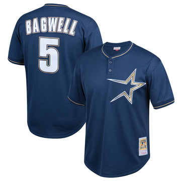 Jeff Bagwell Houston Astros navy Cooperstown jersey