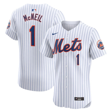 Jeff Mcneil New York Mets white Elite jersey