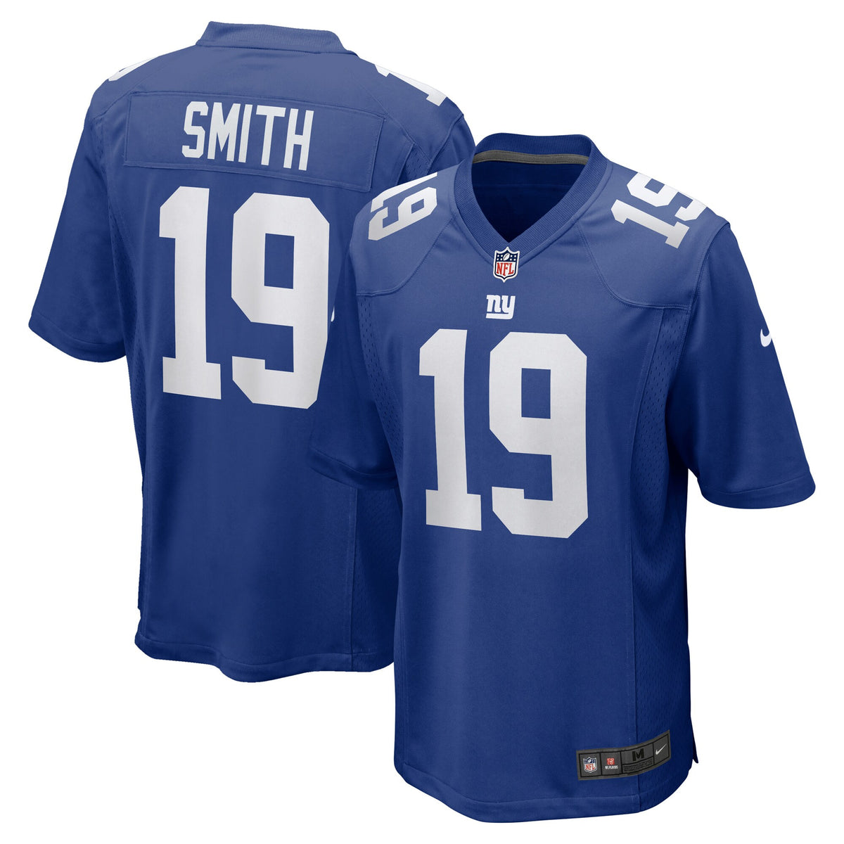 Jeff Smith New York Giants royal Game jersey