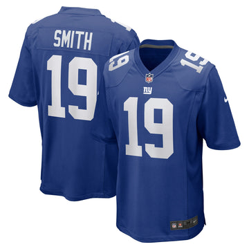 Jeff Smith New York Giants royal Game jersey