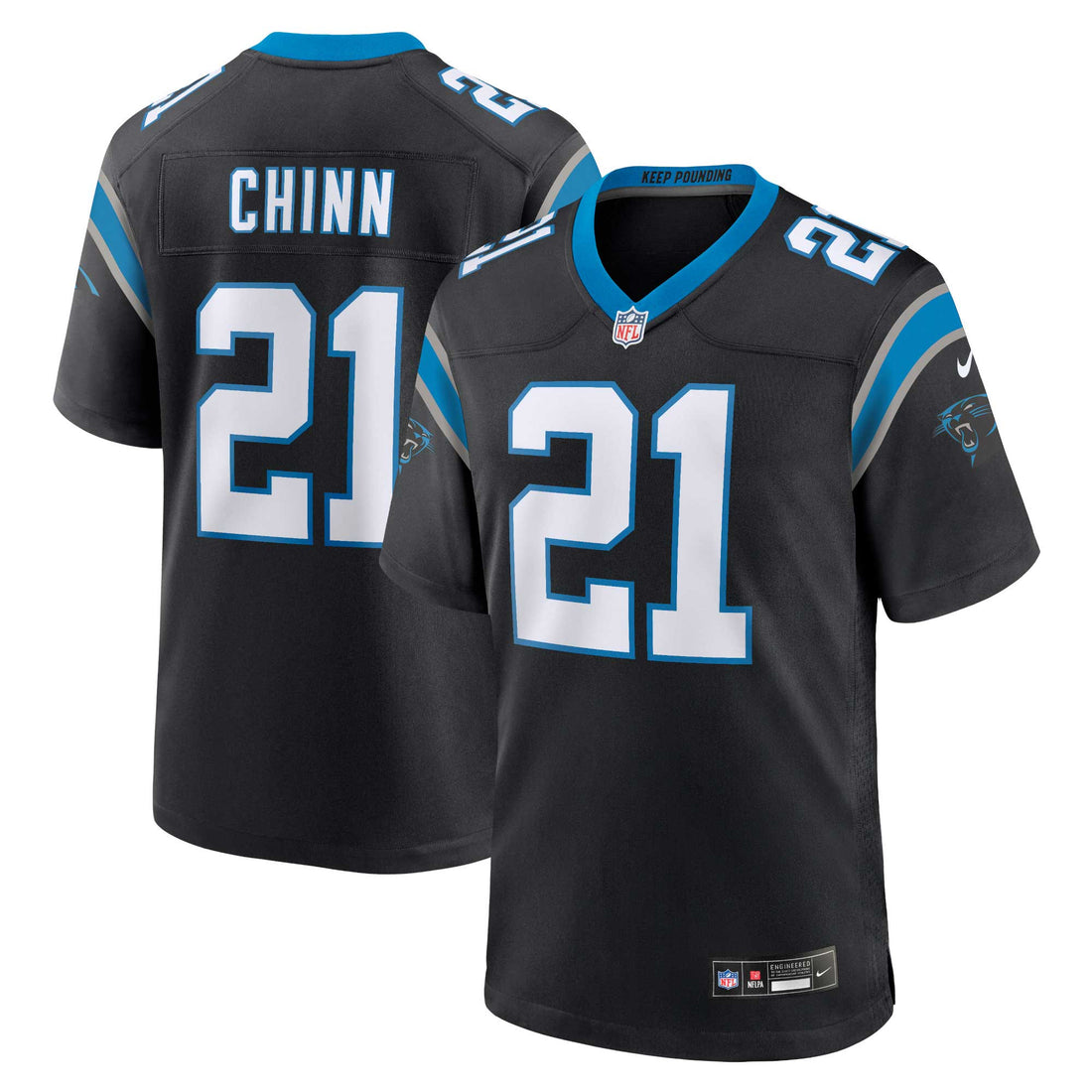 Jeremy Chinn Carolina Panthers black jersey