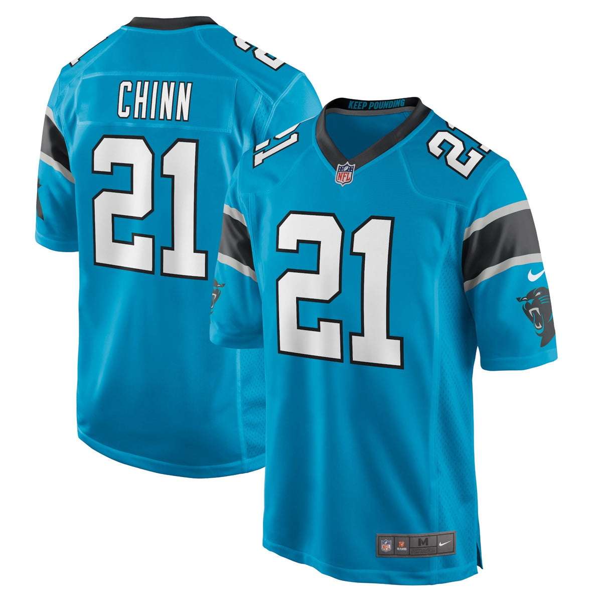 Jeremy Chinn Carolina Panthers blue jersey