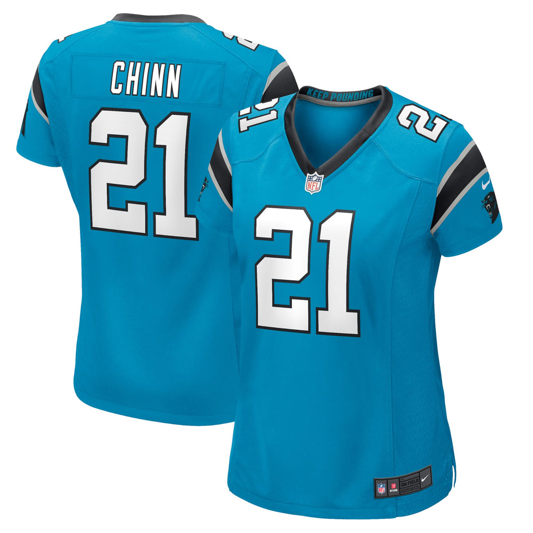 Jeremy Chinn Carolina Panthers blue jersey