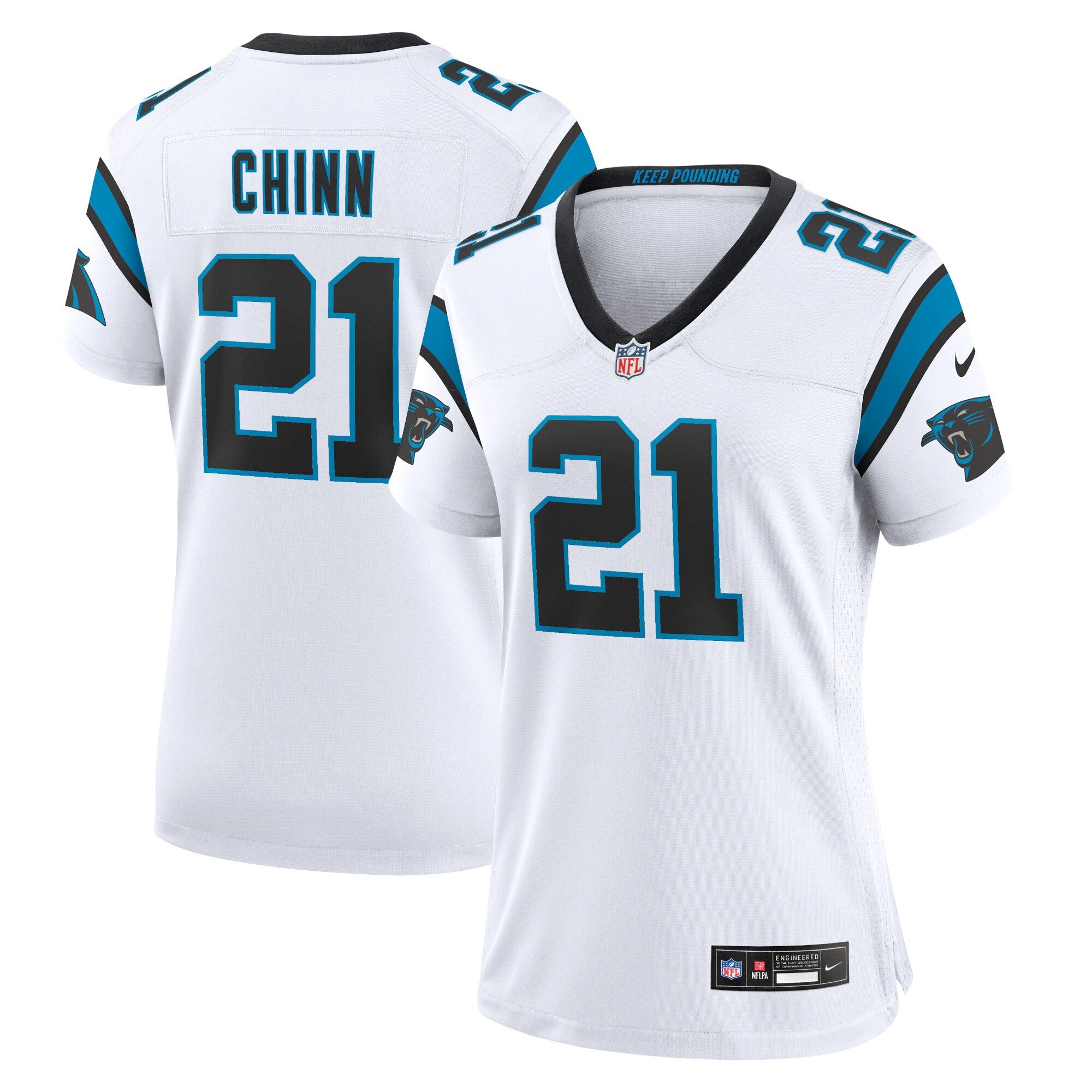 Jeremy Chinn Carolina Panthers white jersey