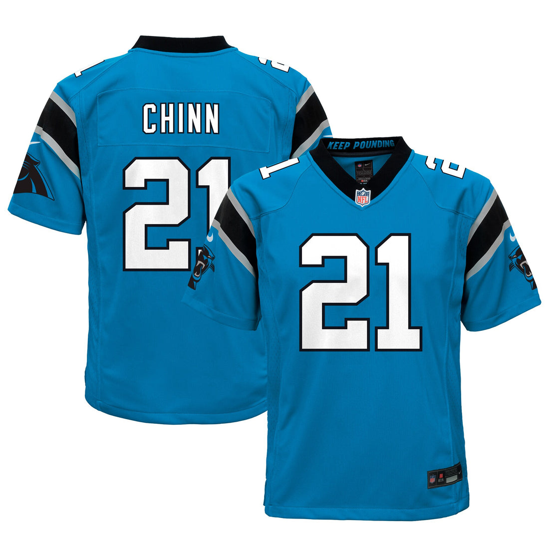 Jeremy Chinn Carolina Panthers blue jersey
