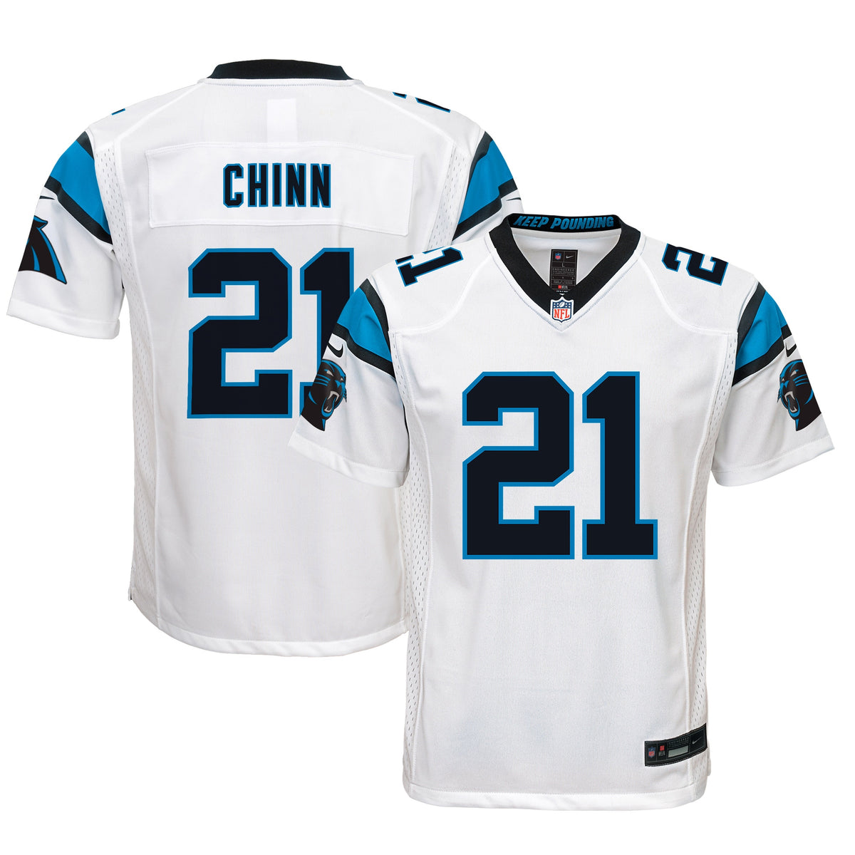 Jeremy Chinn Carolina Panthers white jersey