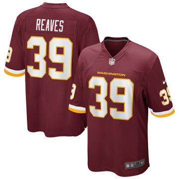 Jeremy Reaves Washington Washington Commanders burgundy Game jersey
