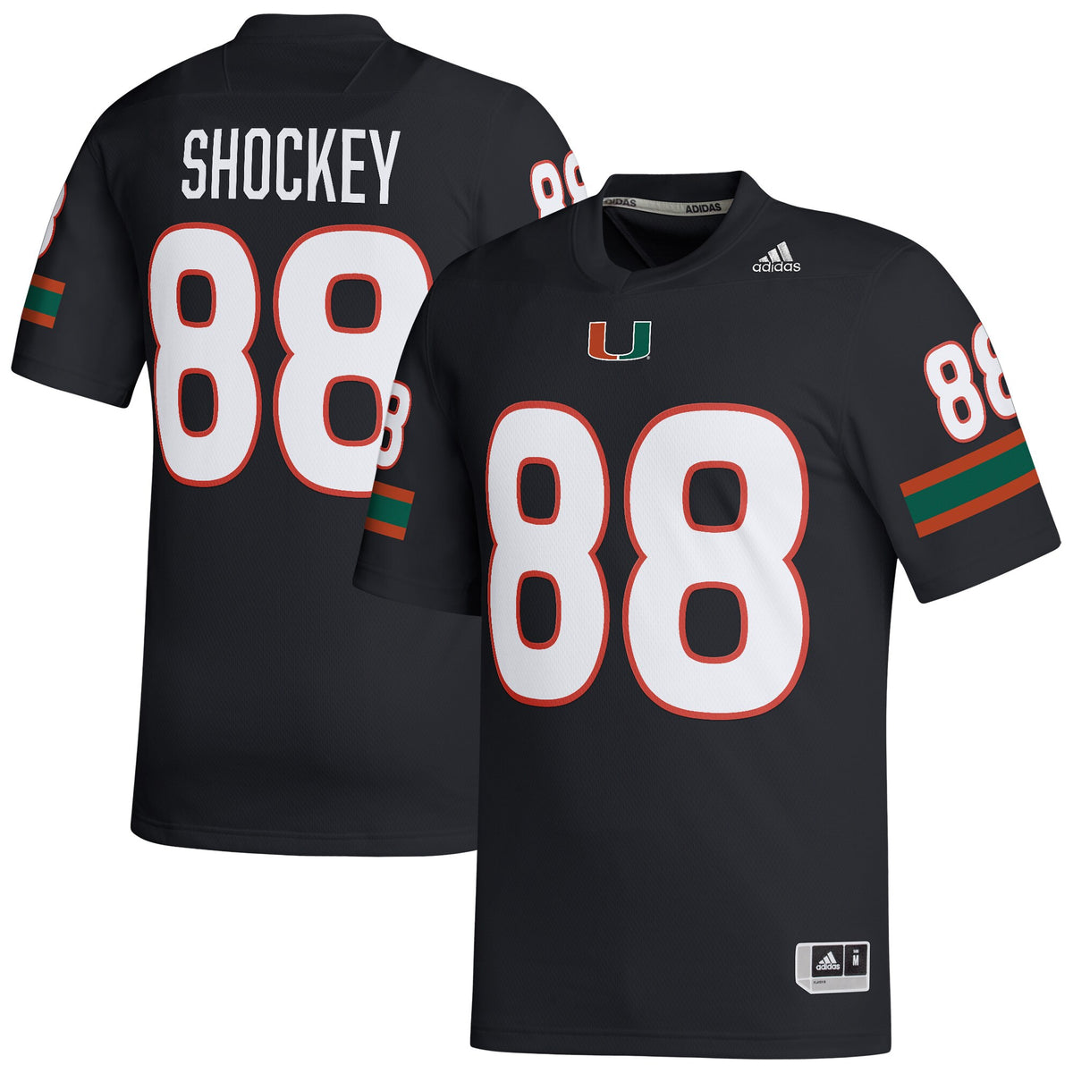 Jeremy Shockey Miami Hurricanes black jersey